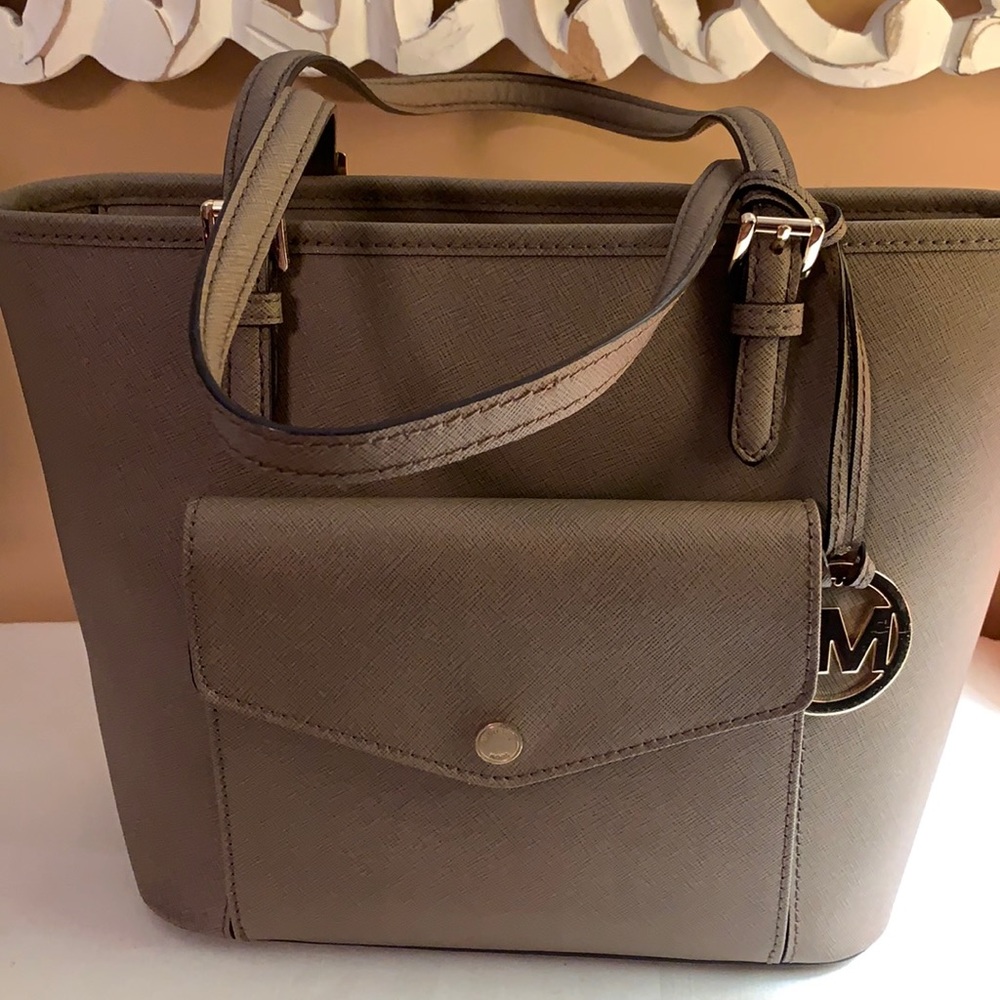 Michael Kors Tan Satchel Bag